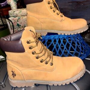U.S. Polo Assn. Tan and Brown Men's Boots